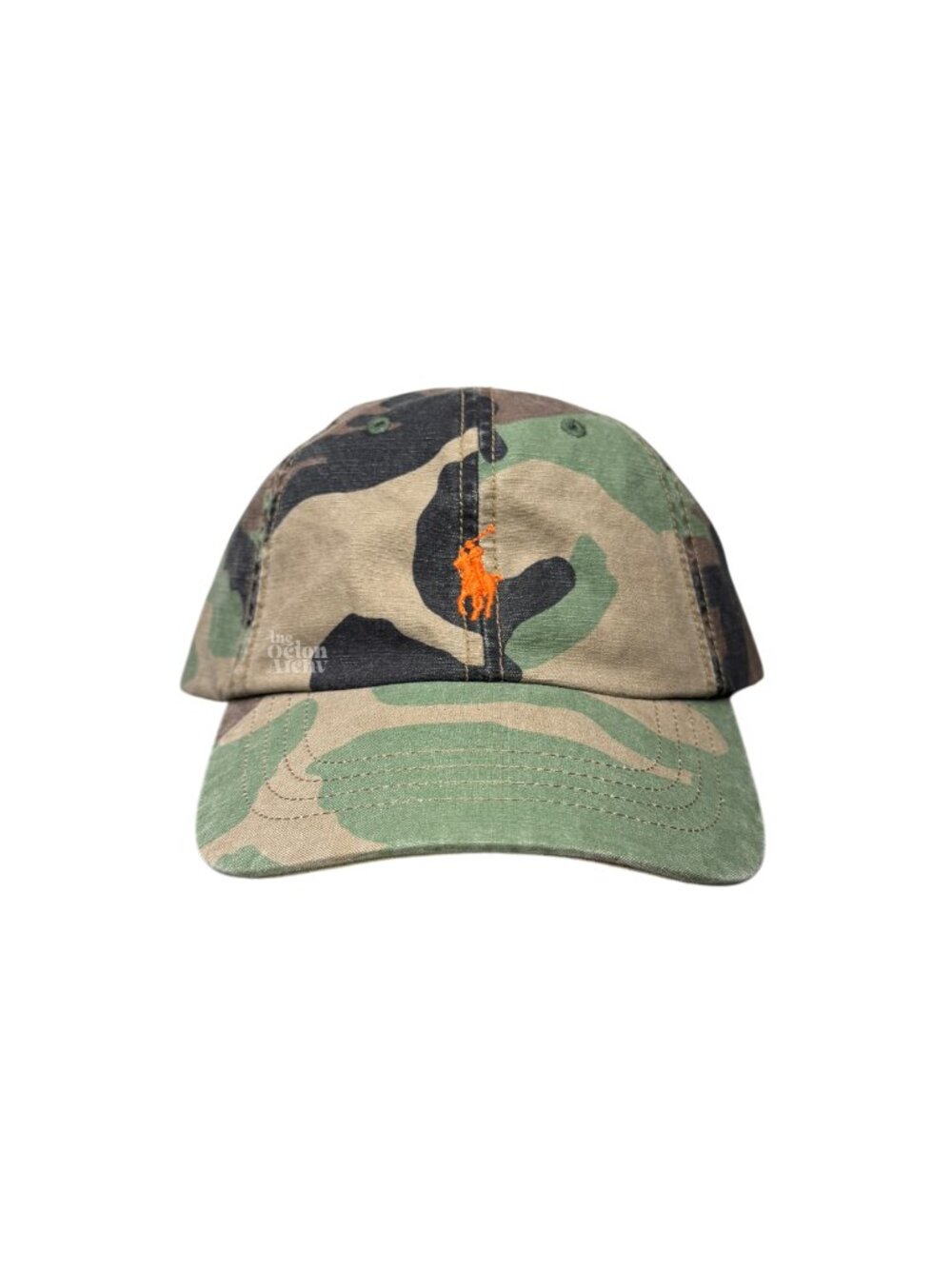 Polo Ralph Lauren Camo Canvas Ball Cap 529992 One Size Pre-Owned